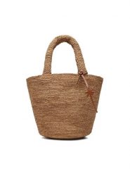 Manebi Torebka Summer Bag Medium V 2.2 AN Brązowy. Brązowe torebki klasyczne Manebi, bez wzorów, z syntetyku, bez dodatków. Za 889.99 zł.