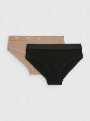 4F Bielizna figi (2-pack) damskie - multikolor XS. Figi 4f, xs, bez wzorów. Za 59.99 zł.