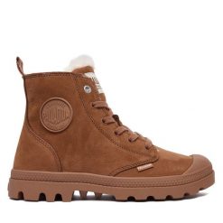 Trapery Palladium. Brązowe trapery i śniegowce Palladium. Za 579.99 zł.