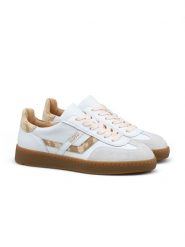 LLOYD Skórzane sneakersy w kolorze biało-beżowym rozmiar: 38. Białe trampki LLOYD, bez wzorów, bez zapięcia. Za 311.85 zł.