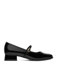 JENNY Baleriny CEO-HY23213S-2 Czarny. Czarne baleriny Jenny, bez wzorów, z materiału, bez obcasa. Za 129.99 zł.
