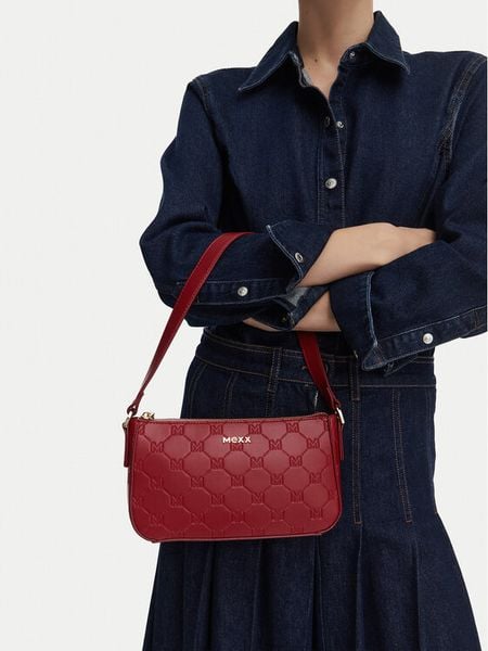 MEXX Torebka CEO-MEXX-S-008-10 Czerwony. Czerwone torebki klasyczne Mexx, bez wzorów, ze skóry, bez dodatków. Za 149.99 zł.