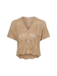 Marie Lund Kardigan Kobiety Bawełna beżowy, XL. Brązowe kardigany Marie Lund, xl, bez wzorów, z bawełny. Za 139.95 zł.
