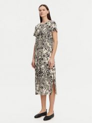 Weekend Max Mara Sukienka codzienna Vela 2515221022 Czarny Regular Fit. Czarne sukienki Weekend Max Mara, na co dzień, bez wzorów, z jedwabiu, bez kołnierzyka, bez ramiączek, proste. Za 1,589.00 zł.