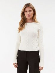 Guess Sweter W3BR40 Z3930 Écru Regular Fit. Swetry Guess, s, z aplikacjami, z syntetyku, bez ramiączek. Za 379.99 zł.
