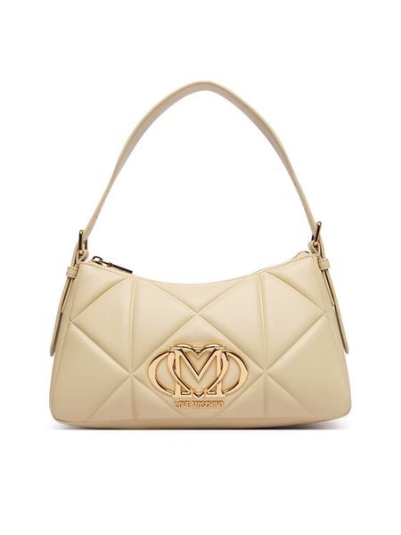 LOVE MOSCHINO Torebka JC4032PP1PLC0129 Beżowy. Brązowe torebki klasyczne Love Moschino, bez wzorów, ze skóry, bez dodatków. Za 751.99 zł.