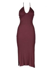 Roxy Sukienka w kolorze czerwonym rozmiar: M. Czerwone sukienki Roxy, m, bez wzorów, bez kołnierzyka, bez ramiączek, midi. Za 129.95 zł.