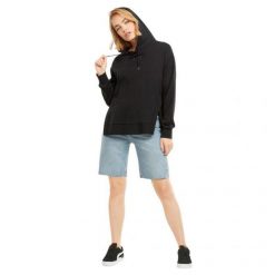Bluza Z Kapturem Dla Kobiet. Czarne bluzy Puma, l, bez wzorów, z bawełny, z kapturem. Za 129.09 zł.