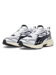Puma Sneakersy "Morphic Retro" w kolorze srebrno-biało-czarnym rozmiar: 43. Białe trampki Puma, bez wzorów, z materiału, bez zapięcia. Za 170.81 zł.