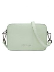 Liebeskind Berlin Skórzana torebka w kolorze zielonym - 19 x 12 x 6 cm rozmiar: onesize. Zielone torby na ramię Liebeskind Berlin, bez wzorów, z materiału, na ramię, bez dodatków. Za 319.88 zł.