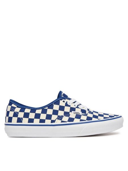 Vans Tenisówki Authentic VN000EGAAMQ1 Niebieski. Niebieskie trampki Vans, bez wzorów, z materiału, bez zapięcia. Za 234.99 zł.