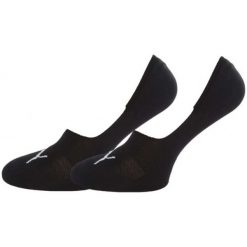 Skarpety Puma Footie 2P 01. Czarne skarpety Puma, bez wzorów, z bawełny. Za 42.99 zł.
