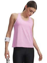 Under Armour Top sportowy w kolorze jasnoróżowym rozmiar: S. Różowe koszulki sportowe Under Armour, bez wzorów, z materiału, bez ramiączek, outdoorowe. Za 78.95 zł.