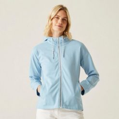 Damska bluza z kapturem zapinana na zamek Regatta Bayletta II. Niebieskie bluzy sportowe Regatta, m, bez wzorów, z bawełny, z kapturem. Za 93.05 zł.