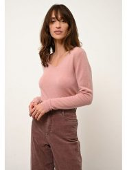 Just Cashmere Kaszmirowy sweter "Joan" w kolorze jasnoróżowym rozmiar: XL. Różowe swetry Just Cashmere, xl, bez wzorów, z kaszmiru, bez ramiączek. Za 242.13 zł.