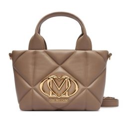 Torebka LOVE MOSCHINO. Brązowe torebki klasyczne Love Moschino, bez wzorów, bez dodatków. Za 949.99 zł.