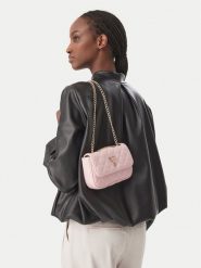 Guess Torebka J5YZ17 WGT10 Różowy jasny. Czerwone torebki klasyczne Guess, z aplikacjami, ze skóry, bez dodatków. Za 264.99 zł.