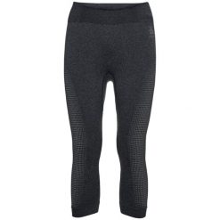 Legginsy damskie Odlo BL BOTTOM 3/4 PERFORMANCE WARM ECO. Czarne legginsy Odlo, l, bez wzorów. Za 339.99 zł.