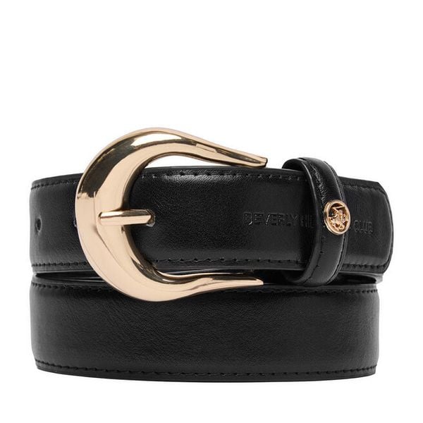 Pasek Beverly Hills Polo Club. Czarne paski Beverly Hills Polo Club, bez wzorów. Za 59.99 zł.