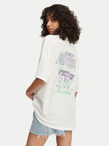 HUGO T-Shirt Tee 50560784 Biały Oversize. Białe t-shirty Hugo, m, bez wzorów, z bawełny, bez kołnierzyka, bez ramiączek. Za 148.99 zł.