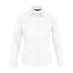 Damska Koszula Biznesowa Z Długim Rękawem Eden Stretch. Białe koszule SOL'S, m, bez wzorów, biznesowe, bez kołnierzyka, bez ramiączek. Za 172.99 zł.