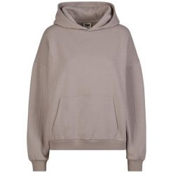 Bluza Z Kapturem Damska Ekologiczna Oversized. Szare bluzy Urban Classics, xl, bez wzorów, z kapturem. Za 179.99 zł.