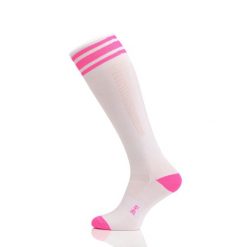 Podkolanówki do biegania Damskie Nessi Sportswear Road H. Białe skarpety NESSI SPORTSWEAR, bez wzorów. W wyprzedaży za 39.90 zł.