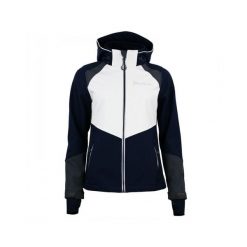 Kurtka damska Peak Mountain Softshell Ametisffa. Niebieskie kurtki sportowe Peak Mountain, bez wzorów, z softshellu, trekkingowe. W wyprzedaży za 436.00 zł.