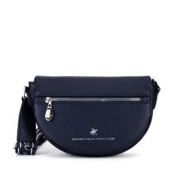 Torebka Beverly Hills Polo Club. Niebieskie listonoszki Beverly Hills Polo Club, bez wzorów, bez dodatków. Za 179.99 zł.