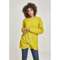 Bluza damska Urban Classic pakowana. Żółte bluzy Urban Classics, na zimę, bez wzorów, bez kaptura. Za 237.00 zł.