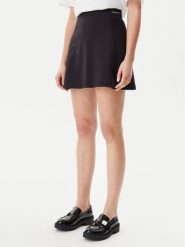 Calvin Klein Jeans Spódnica trapezowa Logo Milano J20J225333 Czarny Regular Fit. Czarne spódnice Calvin Klein Jeans, xl, bez wzorów, z jeansu, trapezowe. Za 159.99 zł.