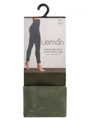 Lemon socks Legginsy w kolorze khaki rozmiar: S/M. Brązowe legginsy Lemon socks, m, bez wzorów. Za 37.38 zł.