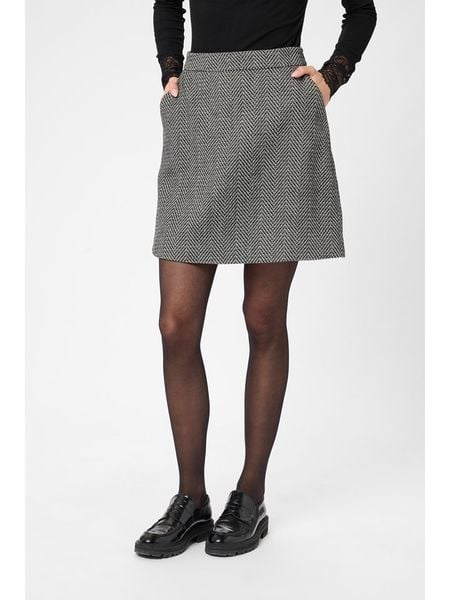 Kaffe Spódnica w kolorze czarno-białym rozmiar: 40. Czarne spódnice Kaffe, na co dzień, bez wzorów, mini, proste. Za 161.73 zł.