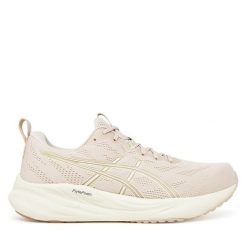 Buty do biegania Asics. Szare obuwie sportowe Asics, bez zapięcia, do biegania. Za 439.99 zł.