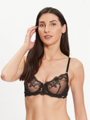 Bluebella Biustonosz z fiszbiną Marseile 40992 Czarny. Czarne biustonosze BlueBella, bez wzorów, z syntetyku. Za 139.99 zł.