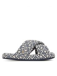 Tommy Hilfiger Kapcie Th Feminine House Shoes Monogram FW0FW09631 Kremowy. Białe obuwie domowe TOMMY HILFIGER, bez wzorów, z materiału, bez zapięcia. Za 209.99 zł.