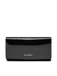 Pierre Cardin Duży Portfel Damski 07 Shiny 121 Czarny. Czarne portfele Pierre Cardin, bez wzorów, z lakierowanej skóry. Za 109.99 zł.