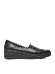 Go Soft Półbuty CEO-WI16-3243-01 Czarny. Czarne czółenka GO SOFT, bez wzorów, ze skóry, bez obcasa, na koturnie, bez zapięcia. Za 219.99 zł.