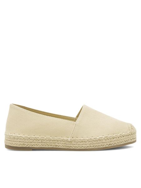 Jenny Fairy Espadryle WSS990-106 Beżowy. Brązowe espadryle Jenny Fairy, bez wzorów, z materiału, bez obcasa, bez zapięcia. Za 47.99 zł.