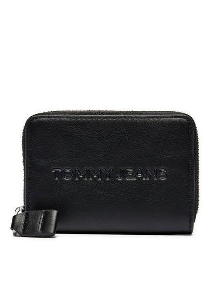 Tommy Jeans Portfel Tjw Ess Must Small Za AW0AW16387 Czarny. Czarne portfele Tommy Jeans, bez wzorów, z jeansu. Za 129.99 zł.