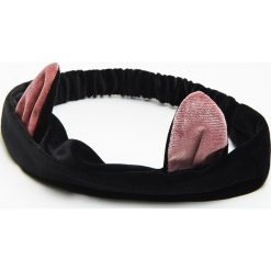 Opaska do makijażu z uszami - Czarny. Zestawy Cropp. W wyprzedaży za 9.99 zł.