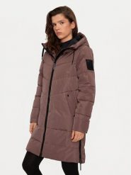 Halti Płaszcz zimowy Linjat 065-0409 Brązowy Regular Fit. Brązowe płaszcze HALTI, na zimę, bez wzorów, z syntetyku, bez kaptura. Za 799.99 zł.