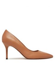 Marella Szpilki Taso 2513521016200 Beżowy. Brązowe szpilki Marella, bez wzorów, ze skóry, bez obcasa, na szpilce, bez zapięcia. Za 689.99 zł.