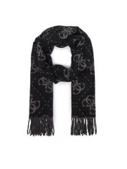 Guess Szalik AM9666 POL03 Czarny. Czarne rękawiczki Guess, z aplikacjami, z poliesteru. Za 234.99 zł.