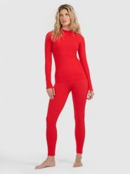 4F Bielizna termoaktywna bezszwowa (dół) damska - czerwona M/L. Czerwona bielizna sportowa 4f, l, bez wzorów. Za 149.99 zł.