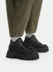 G-Star Raw Trapery CEO-WI34-MANYA-06 Czarny. Czarne trapery i śniegowce G-Star Raw, z nubiku. Za 399.99 zł.