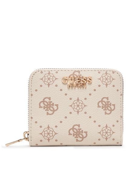 Guess Portfel Carrie Logo Slg SWGP98 98137 Écru. Portfele Guess, z aplikacjami, ze skóry. Za 219.99 zł.