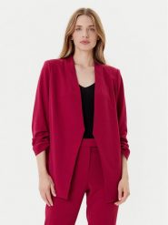 DKNY Marynarka P9RCAAWI Bordowy Regular Fit. Czerwone marynarki i żakiety DKNY, m, bez wzorów, z syntetyku. Za 529.99 zł.