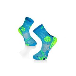 Skarpety uciskowe do sportu Skarpety uciskowe Turkusowo-żółte. Niebieskie skarpety TRY TO FLY, bez wzorów. W wyprzedaży za 67.34 zł.