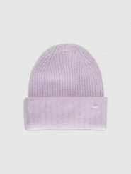 4F Czapka zimowa damska - fioletowa S. Fioletowe czapki 4f, bez wzorów. Za 59.99 zł.